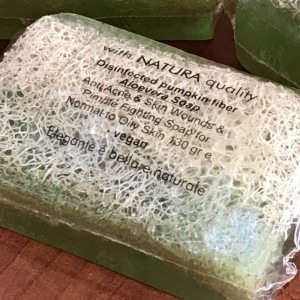 doğal kabak lifi sabunu